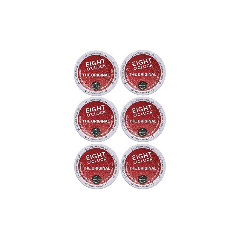 Eight O'Clock Original Medium Roast 18 Count K-Cups (6 Pack)
