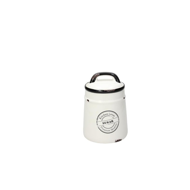 Tognana Urban Chic Ceramic Sugar Bowl, White, Single