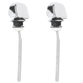 HOMSFOU 2pcs Toilet Flush Lever Aquadis Handle Toilet Push Button Parts Arm Front Water Tank Maintenance Rod