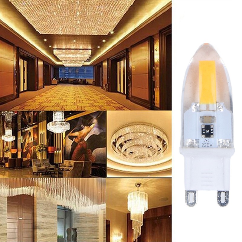6PCS G9 LED COB Light Bulb 500LM Ceiling Lamp Bulb