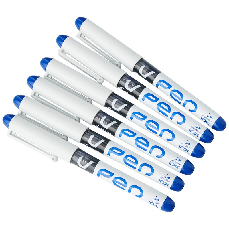 Pilot V Pen Disposable Fountain Pen - Blue, Pack of