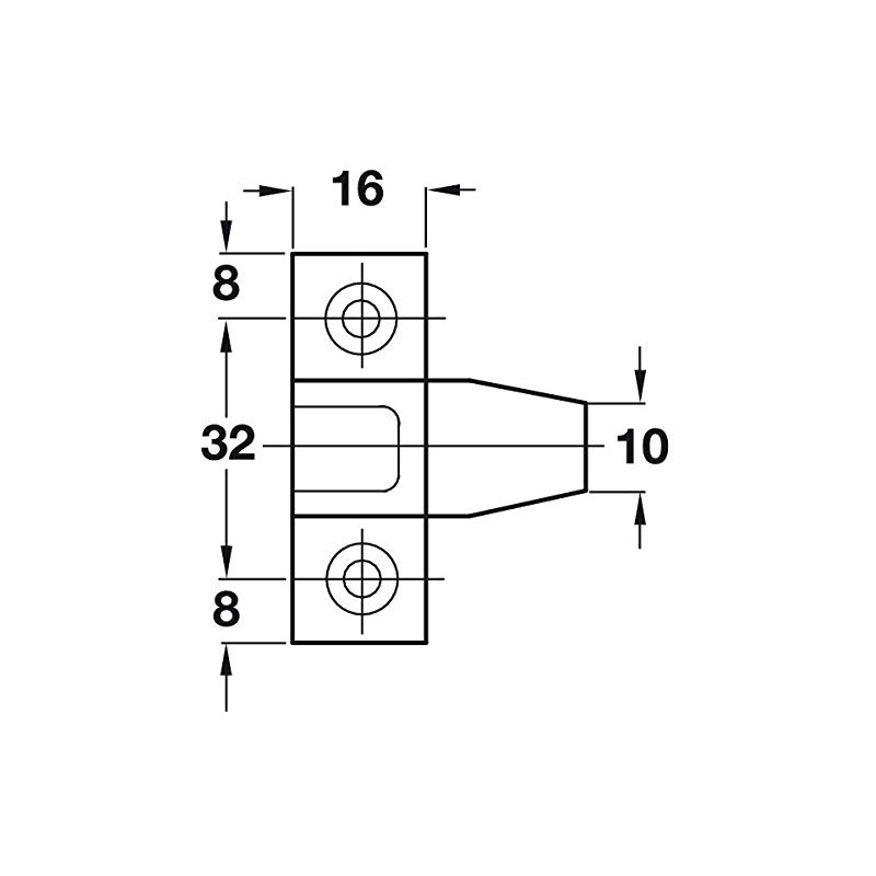 Keku Push in Plinth Fasteners Fittings Press Fit Panel Clips