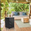 DUDSOEHO Fire Pit Cover Square Waterproof, 21.6"L x 21.6"W x