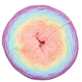 Colour Gradient Yarn, Rainbow Journey, 4 or 3 Ply, Bobbel Wool, Crochet, Knitting, Knitting Yarn (Rainbow Travel - Milka Outside, Triple - 400 g/2000 m)