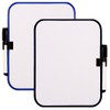 White Board Set with Magnet Strips -- 6-1/2" x 8-1/4" (2 Pack)