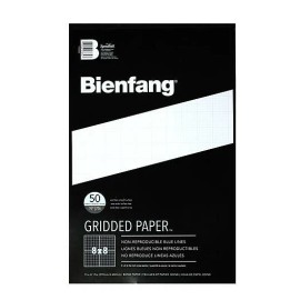 Bienfang Gridded Paper - 8 x 8 11 in. x 17 in. pad of 50 - [PACK OF 2]