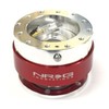 SRK-100RD Steering Wheel Quick Release Generation 1.0 Universal Fit - NRG Innovations (Silver/Red)