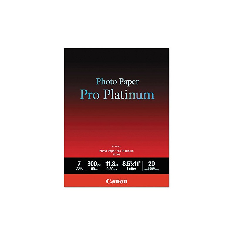 Canon 2768B022 Photo Paper Pro Platinum, 8.5 x 11 Inches,