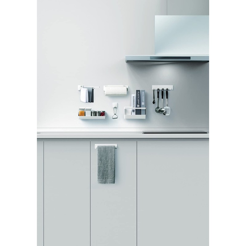 Asbel Posay Kitchen Dish Towel Stainless Steel 3 Magnets, White,