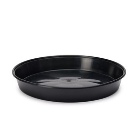 Garronda Flower Pot Saucer GD-0026 (Black, Diameter 25 cm, Height 4 cm)