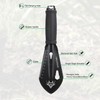 OYDXTMU Backpacking Shovel, Small Camping Trowel,9 in 1 Hand Shovel,