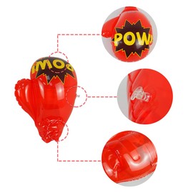 Kids Inflatable Boxing Gloves Youth Boxing Training Gloves Toy Boxing Gloves for Boys Girls Workouts Exercise (Red)