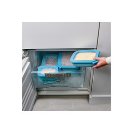 Mepal Cirqula Multi Bowl Rectangular 1500 ml Nordic White-Food Storage Box-Stackable-Dishwasher Safe, 1,500 ml