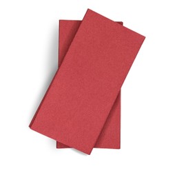 SimuLinen Burgundy Disposable Linen-Feel Paper Napkins – Cloth-Like Wedding Dinner Napkins, Luxury Paper, 16"x16", Box of 50