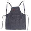 Unisex Waterproof Black Denim Hair Cutting Barber Salon Coffee Waiter