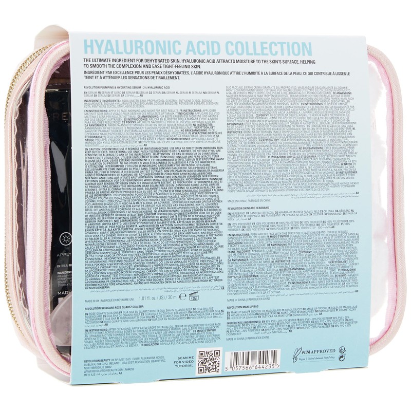 Revolution Skincare London, The Hyaluronic Acid Collection, 4pcs