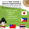 HCG Asian Noodles Variety Pack of 12 Instant Ramen Noodles