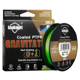 SeaKnight Gravity G9 9 Strands Braided Fishing Line Fast Sinking 150m/300m Multifilament PE Lines 8+1 Cored Wire Smooth Saltwater Long Casting Sea Fishing Carp Fishing