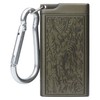 prendre PR-HY909 Portable Ashtray with Carabiner, Metal Lid Included, Small,