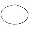Funk-Collier Women's Gemstone Necklace Mystic Spinel 925 Sterling Silver Carabiner