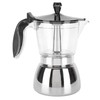 6 Cups Stainless Steel Coffee Pot Italian Octagonal Household Brewing