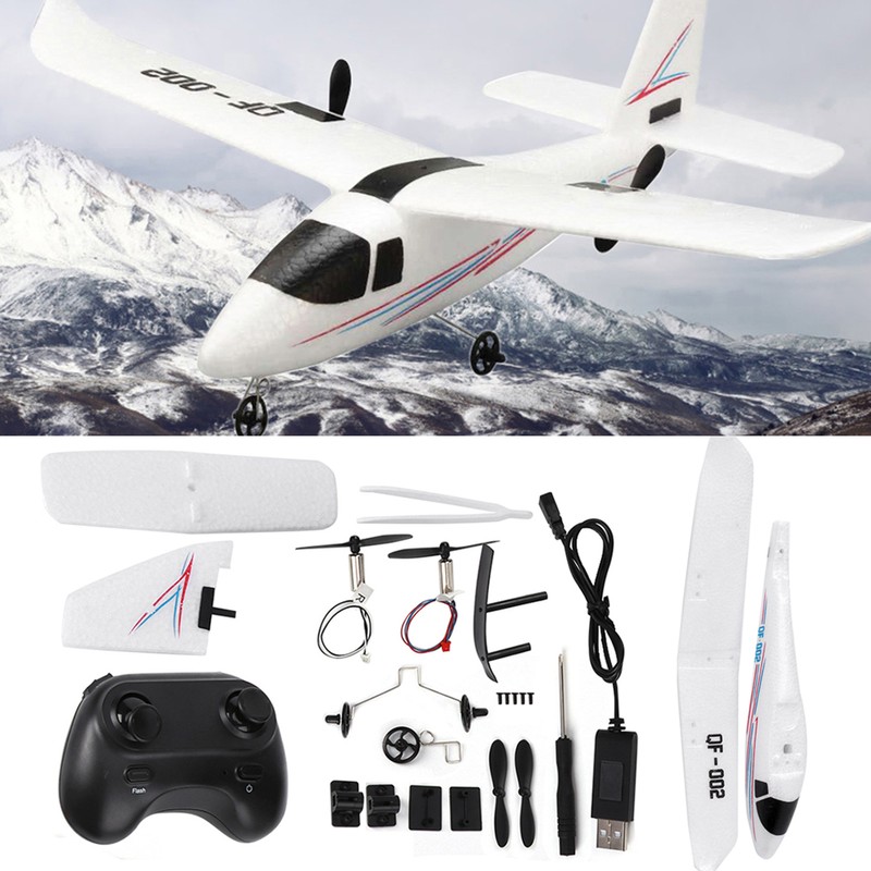 DIY Fixed Wing Airplane Glider DropResistant Remote Control Aircraft RC