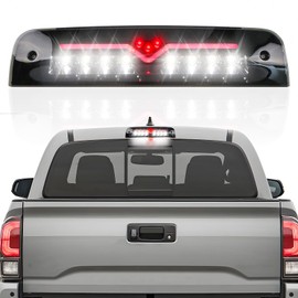 Youxmoto Fit for Dodge Ram 1500 2009-2017, Ram 2500 3500 2010-2017 LED 3rd Brake Light Third Brake Light High Mount Stop Light Cargo Lamp Black Housing Smoke Lens 55372082AD 55372082AC