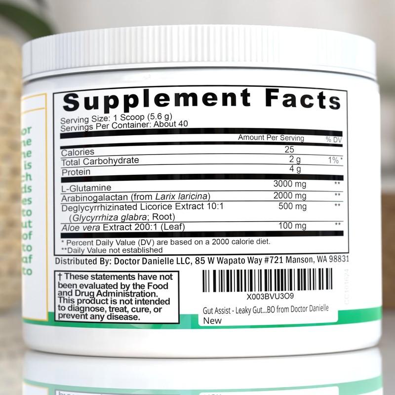 Doctor Danielle Gut Assist – Doctor Formulated Gut Lining &