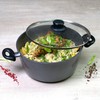 STONELINE® Cooking Pot 9.6ih, With Glass Lid, Made in Germany