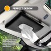 Premium PU Leather Car Tissue Holder Visor for Universal Auto,