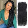 Afro Kinkys Bulk Human Hair 26 Inch Black Afro Kinky