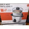 AROMA HOUSEWARES ARC-361-NGP, 20-CUP POT-STYLE COOKER & FOOD STEAMER. (WHTE)