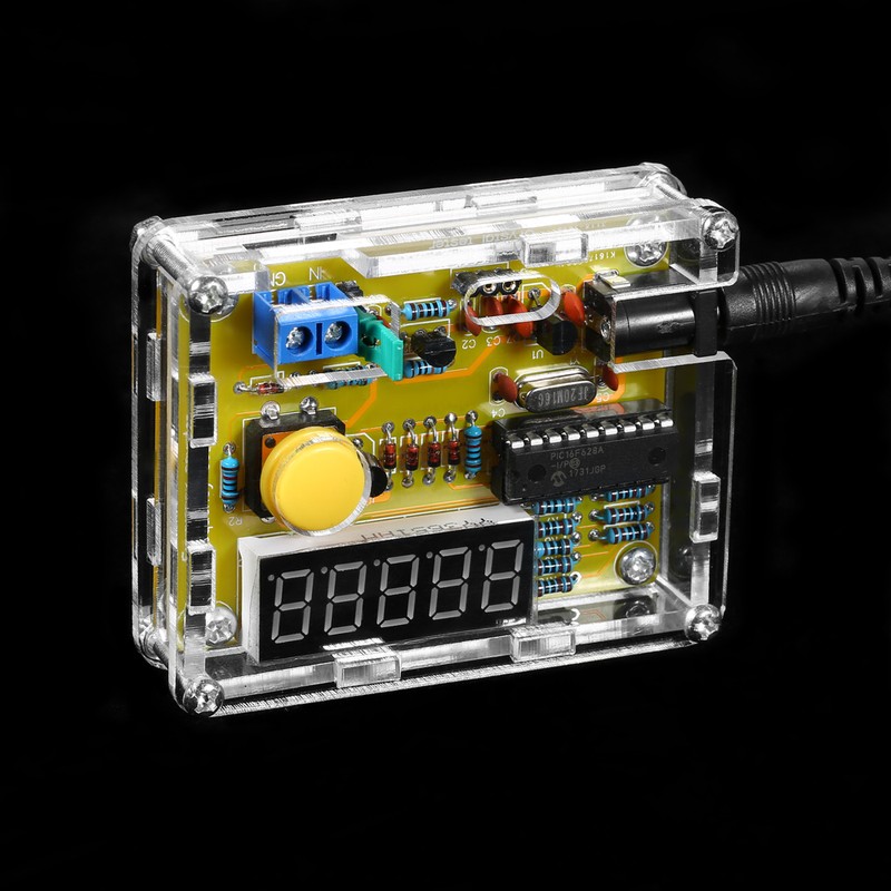 DIY Frequency Tester Crystal Counter Meter Oscillator Tester with Transparent