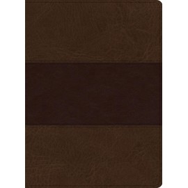 KJV Study Bible, Large Print Edition, Saddle Brown LeatherTouch, Red Letter, Pure Cambridge Text, Study Notes, Commentary, Articles, Photos, Timelines, Maps, Easy-to-Read MCM Type