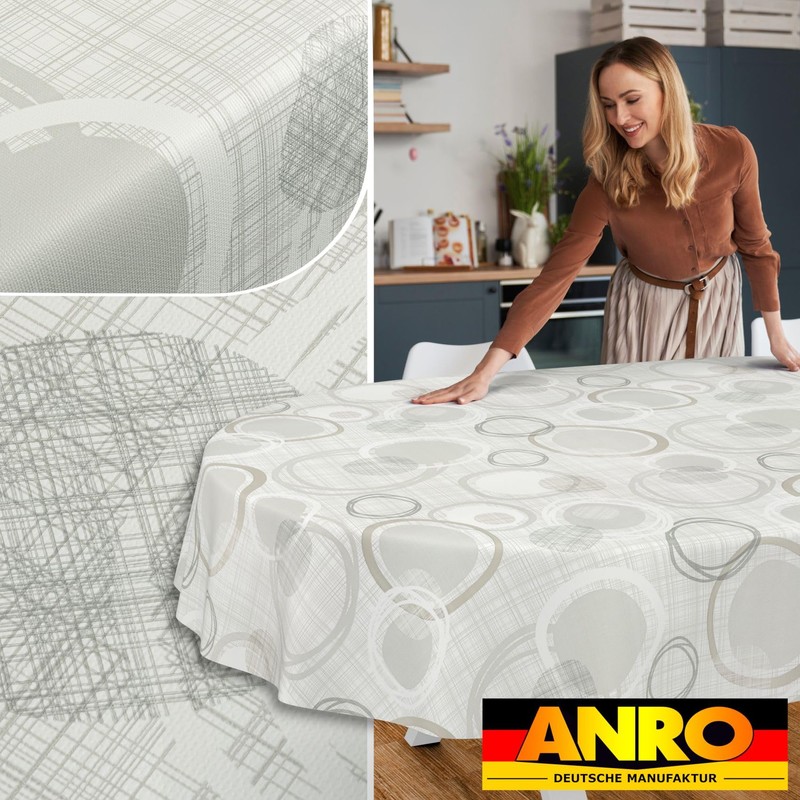 Anro Washable Oilcloth, Wax Tablecloth