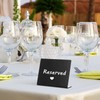 15 Pcs Mini Chalkboard Signs - Desktop Message Board Wedding