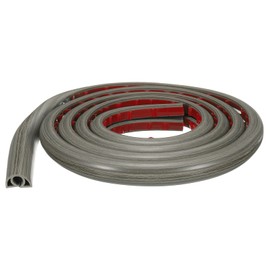 HARFINGTON 6ft Cord Cover Floor W0.3 x H0.3 Inner Channel PVC Hide Extension Cable Floor Wire Hider Wire Covers Protector for Prevent Cable Trips Cables Management, Light Grey