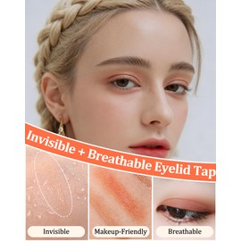 EclatPopu Invisible Double Eyelid Tape - 960 Pcs Eye Lid Strips Lifter for Hooded Eyes - XY