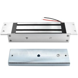 Recessed Magnetic Lock for Access Control, 500KG 1200lbs Holding Force Flush Mount Electromagnetic Lock, Fail Safe DC 12V Waterproof for Wood Metal Fire Doors