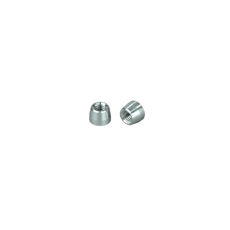 POSH FAITH 031077-71 Motorcycle Supplies, M8 Aluminum Nut, 2 Pieces
