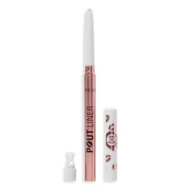 Revolution Beauty, Pout Bomb Plumping Lip Liner, Long Lasting Lip Shaper with Hyaluronic Acid & Vitamin E, Vegan & Cruelty-Free, Light Mauve