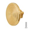 Decoranddecor 40mm Rounded Circle Knob Polished Nickel Black Matt Rose