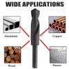 Utoolmart HSS 6542 32mm Reduced Shank Black Oxide Drill Bit