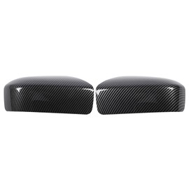 2PCS Side Mirror Cover Left Right Carbon Fiber Pattern 76201 SDC Wing Mirror Cap for Accord 2003 to 2007