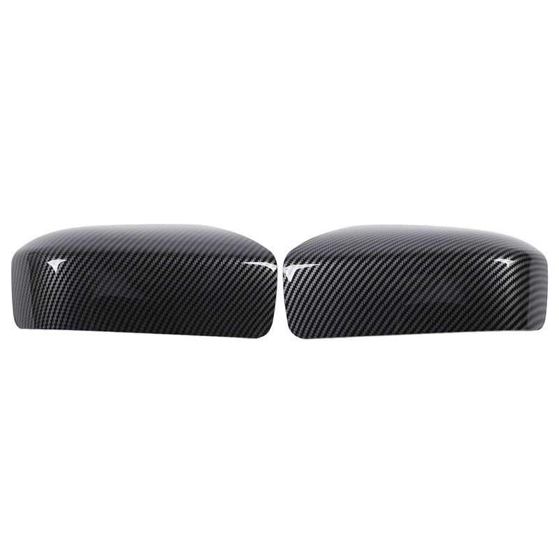 2PCS Side Mirror Cover Left Right Carbon Fiber Pattern 76201