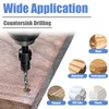 Mesee 5 Piece Countersink Drill Bit Set, High-Speed Steel Drill