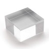 Acrylic Block 75 x 75 x 40 mm Transparent, Glossy