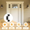 Aocies Screen Door Hinges, Aluminum Matte Black Storm Door Hinge