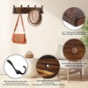 Homagic 2 Pack Coat Rack Wall Mount 16.8'' Rustic Hat