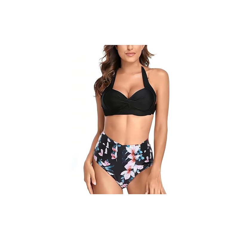 LUANMA Trajes de Baño Mujer，2 Piezas Conjuntos de Bikinis para
